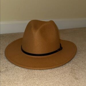 Stylish Tan Fedora Hat